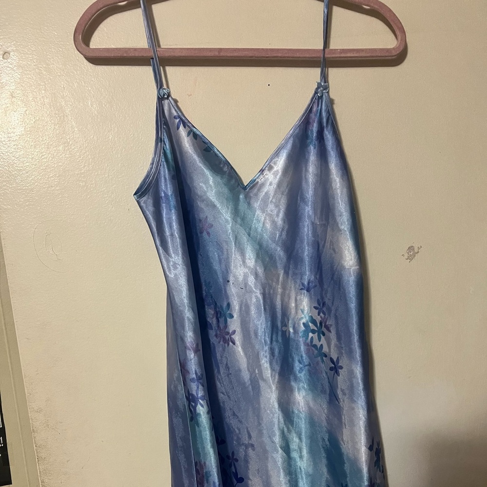 Vintage California Dynasty Blue Lingerie Dress